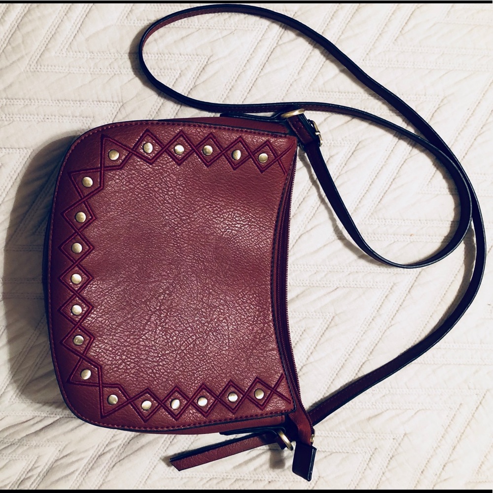 Red crossbody bag